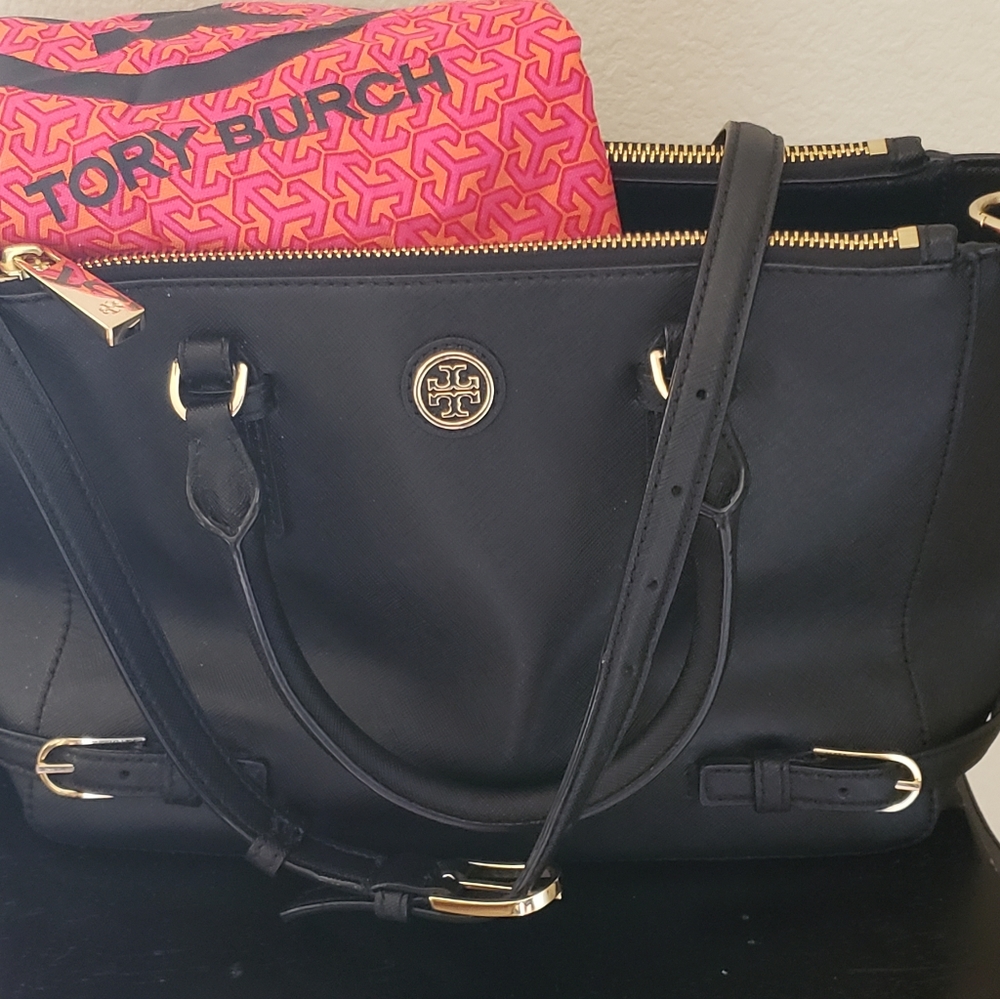 Tory Burch Black Robinson Bag